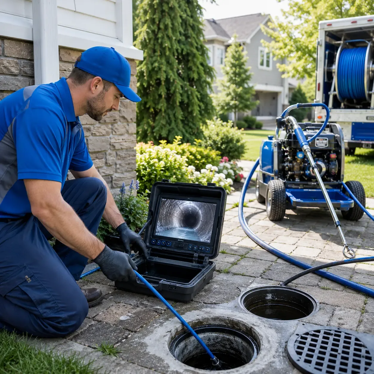 Outdoor drain cleaning professionals serving Newton Hamilton, PA